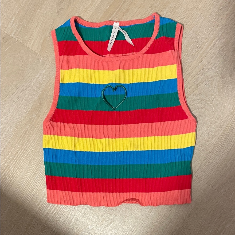 Dreamers Vibrant Striped women Tank Top